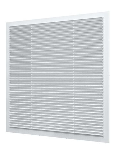 Решетка вентиляционная С сетка 385х385 пластик ERA