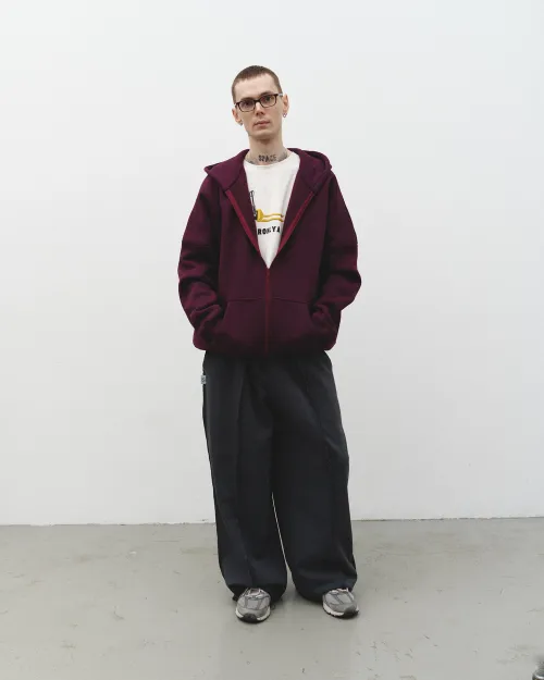 Худи One Two Zip-Up Potent Purple фиолетовый