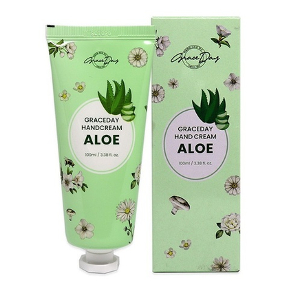 Успокаивающий крем для рук с экстрактом Алоэ Вера Grace Day Hand Cream Aloe 100мл