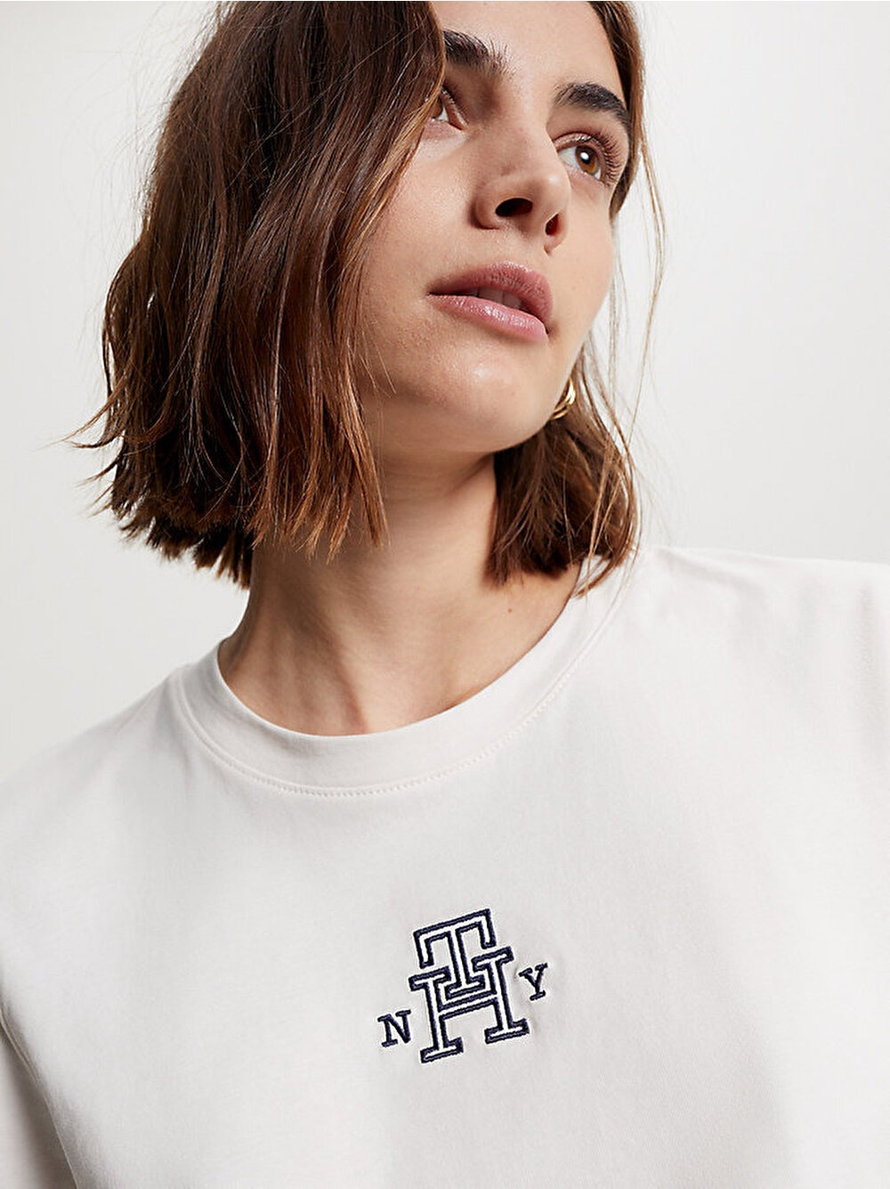 Футболка женская TOMMY HILFIGER REG VARSITY IMD NY C-NK SS