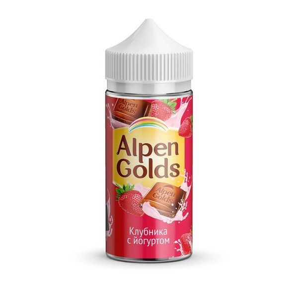 Купить Alpen Golds - Клубника с йогуртом 100 мл