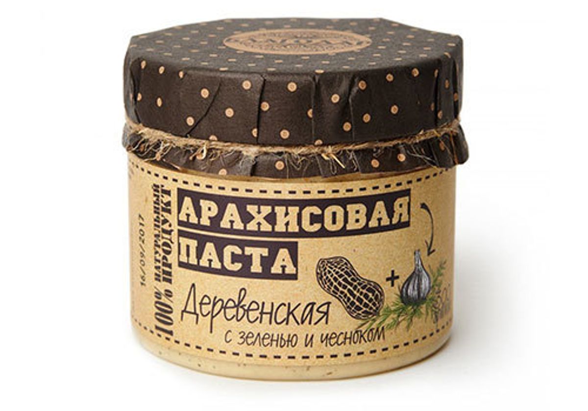 Паста арахисовая с зеленью и чесноком Благодар, 300г