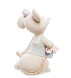 JP-121/12 Фигурка «Мышка с цветами» (Pavone)