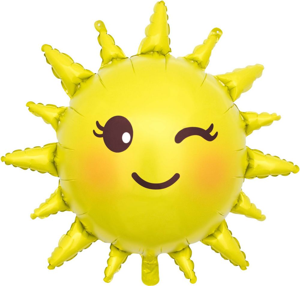 Шар (31''/79 см) Фигура, Солнце, 1 шт.