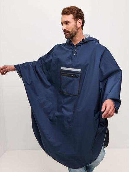 Дождевик-пончо синий Gamp membrane Blue