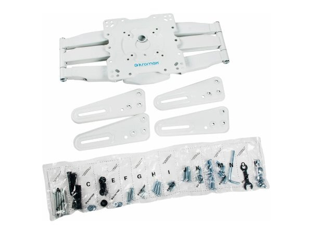 Наклонно-поворотный кронштейн Kromax ATLANTIS-45 White