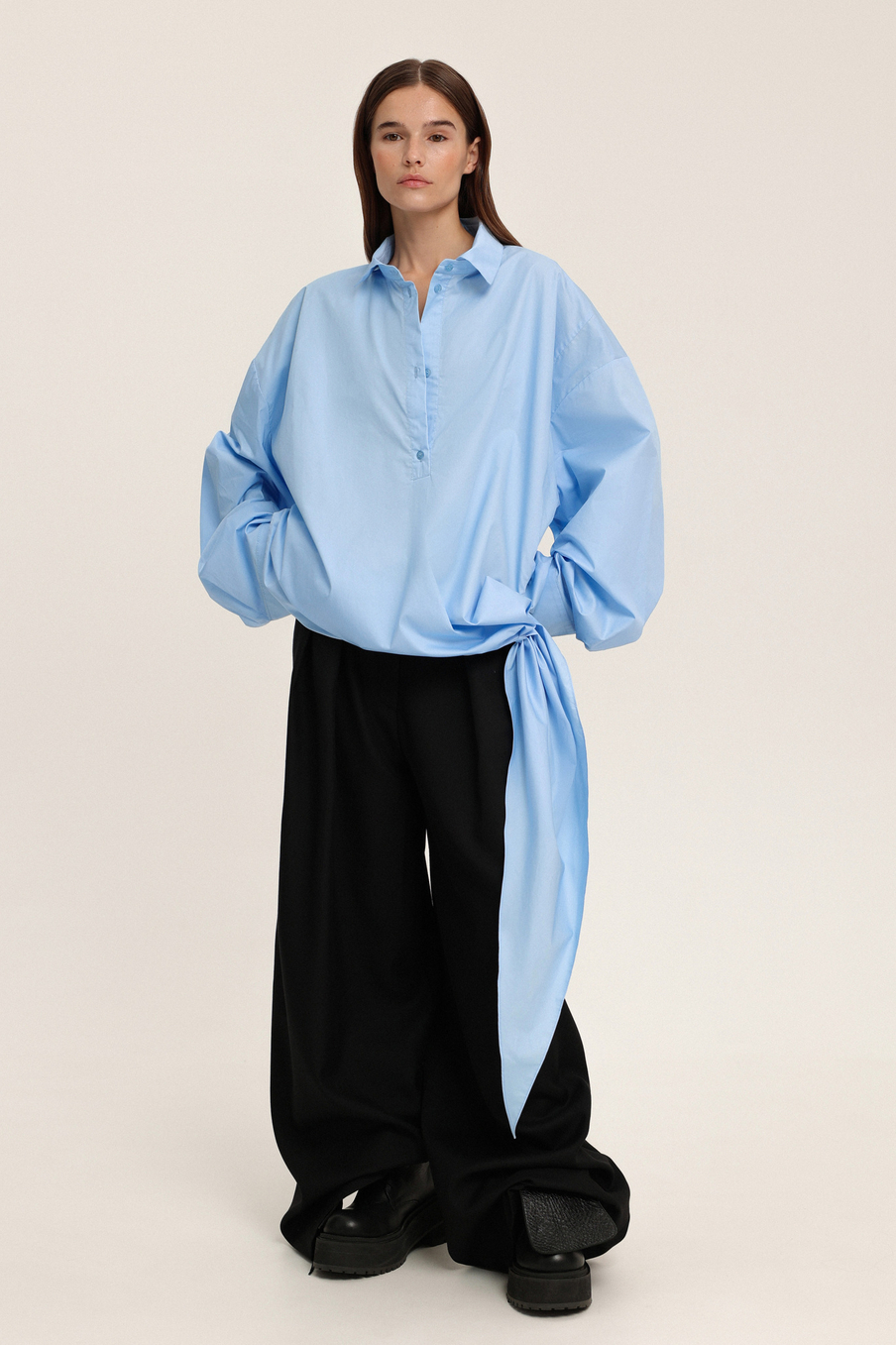 Рубашка с узлом