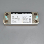 Теплообменник ГВС 12 пластин 160 мм для котлов BAXI, KENTATSU, BUGATTI ECO арт. 63041310091P