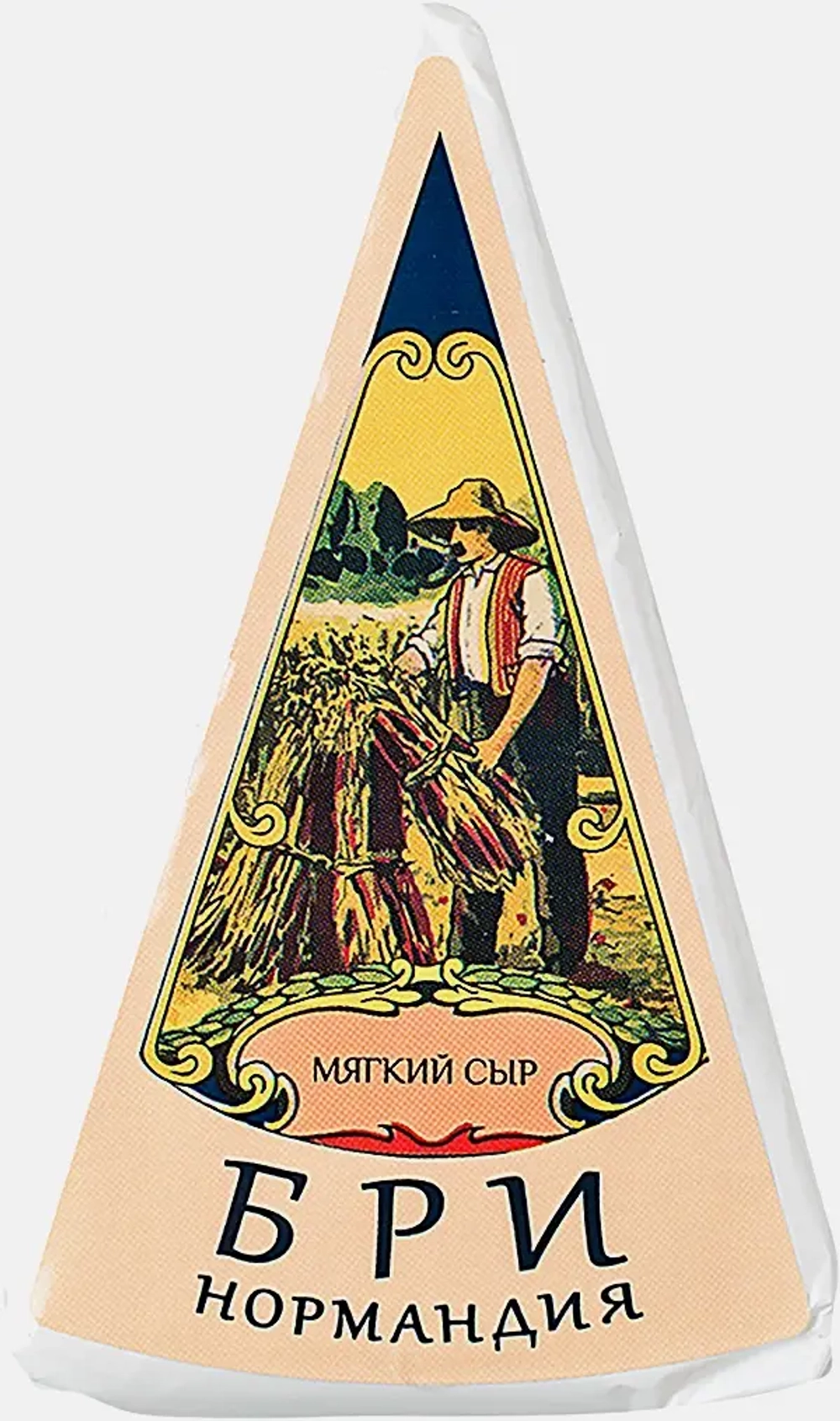 Сыр Нормандия Бри с белой плесенью 50% весовой