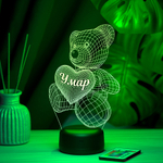 Ночник "Мишка с именем Умар"