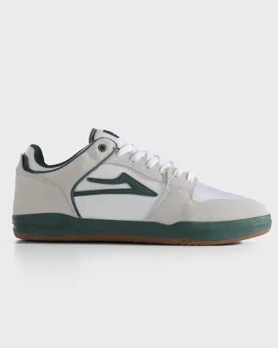 Кеды Lakai Telford Elite: White Suede Cordura Spruce (Q4-25)