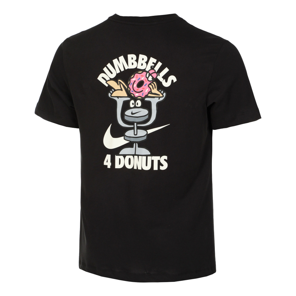 Мужское теннисное поло Nike Dri-Fit Dumbbells T-Shirt Men - Black