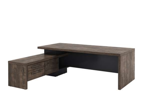 Стол левый 2200х2000х750 с опорной тумбой T-22L.0000-02