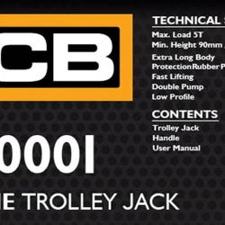 Домкрат подкатной гидравлический 5т JCB JCB-TR50001