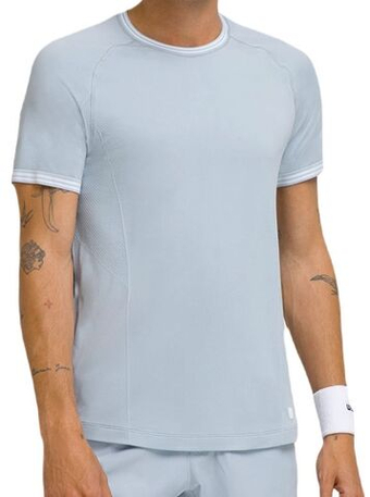 Мужская теннисная футболка Wilson Court Performance Crew T-Shirt - небесный