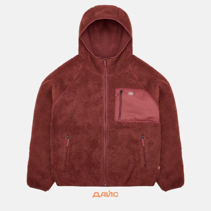 Куртка Dickies Central High Pile Hooded артикул:DK0A87NVL161 - купить в магазине Дайс