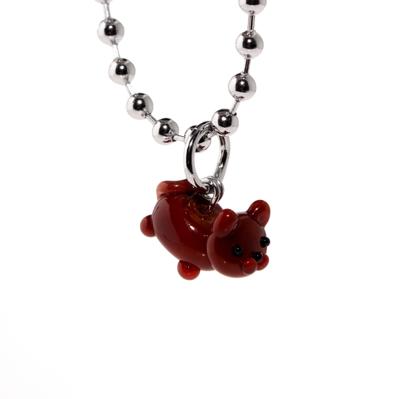 Колье Мой Любимый Пушистик на Цепочке – Шоколадный британец