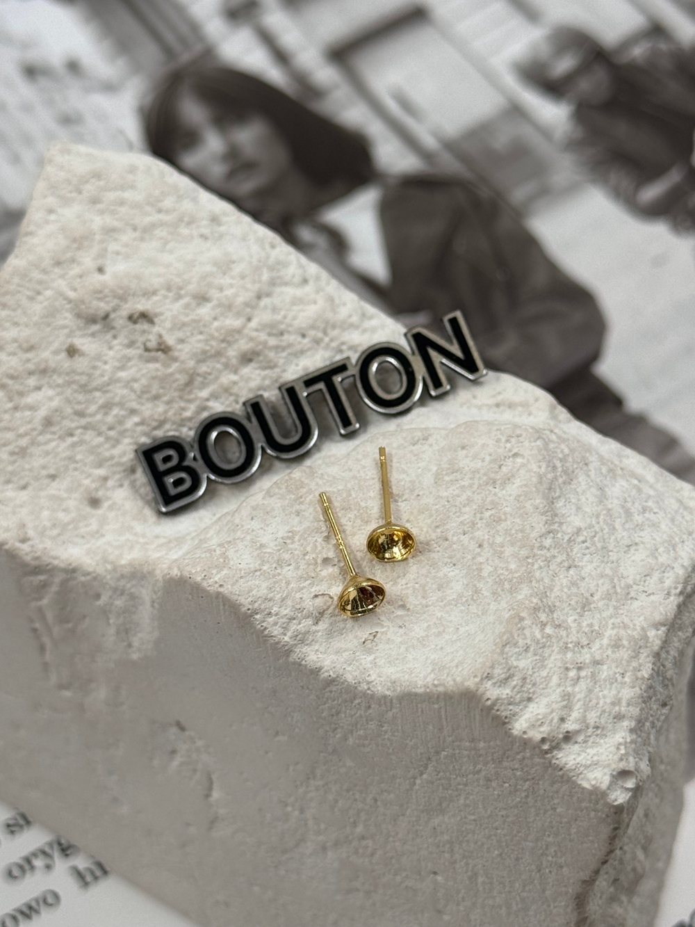 Швензы для серег 2 шт (пара) золото без заглушек