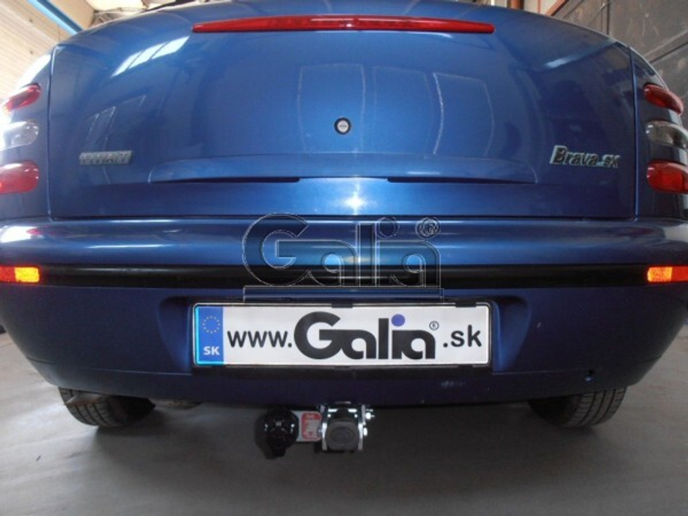 Фаркоп оцинкованный Galia F001A для FIAT Brava хетчбек 1995-2001(паспорт и сертификат в комплекте)(без электрики)