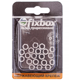 Гайка нержавеющая DIN 934 М 6 (20шт) 550690