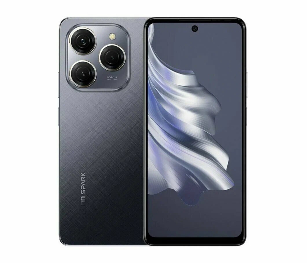 Смартфон TECNO Spark 20 Pro 8/256 ГБ RU, Dual nano SIM, Moonlit Black
