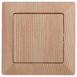 Выключатель Intro Solo 4-101-11 одноклавишный 10А-250В, IP20, СУ, сосна