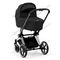 Коляска для новорожденных Cybex Priam IV Sepia Black шасси Chrome Black