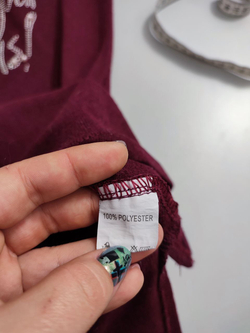 Джемпер бордо с надписью 46 размер