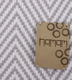 Плед вязаный 130x180 Hamam Meyzer серый Турция 4