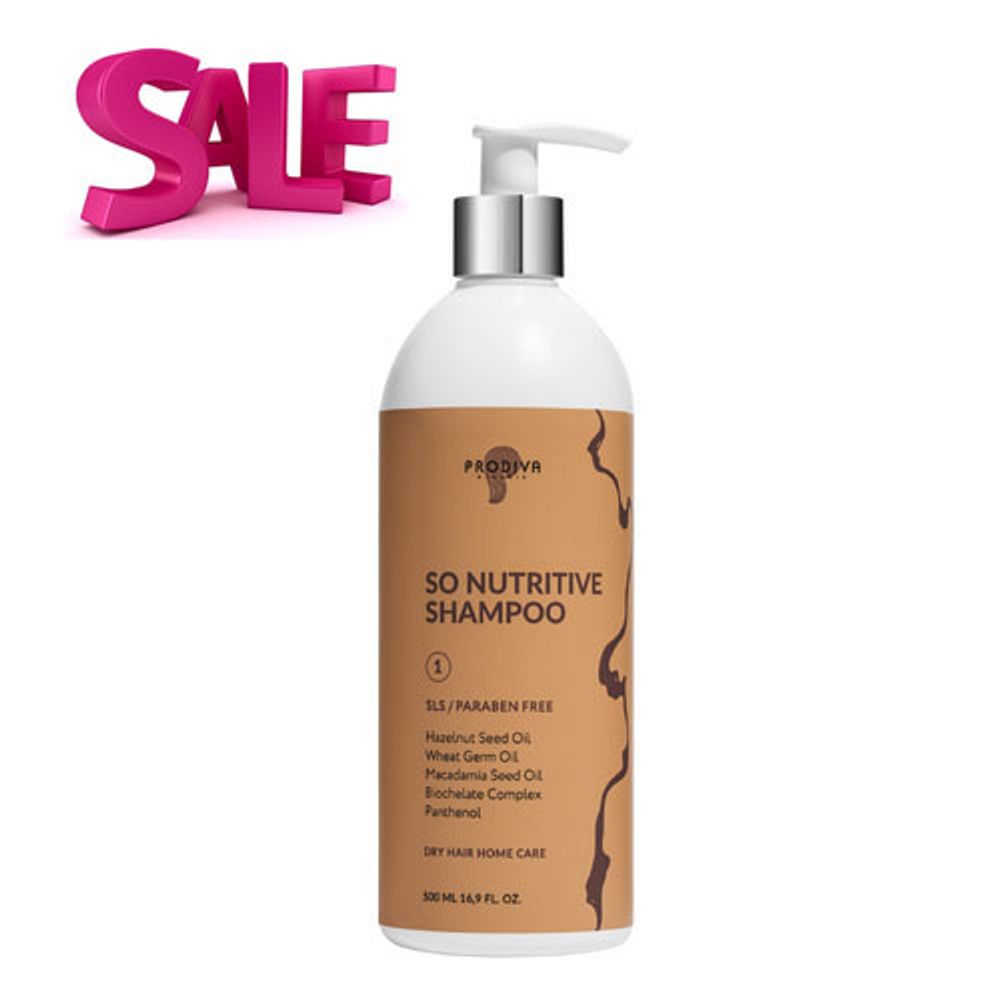Prodiva SO NUTRITIVE Shampoo - Шампунь для сухих волос SALE! по срокам годности