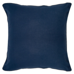 Набор из двух наволочек темно-синего цвета с контрастным кантом из коллекции essential, 70х70 см