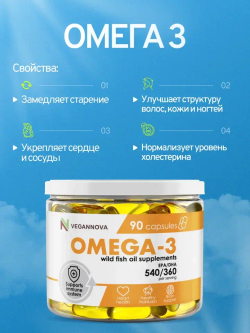 Набор Антиоксидантный (омега, куркумин, аскорбат)