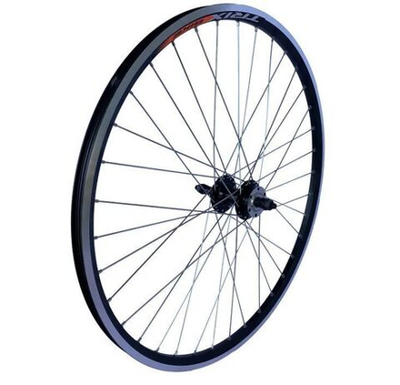 Колесо 26" заднее TRIX, обод алюм., V-br, под трещотку, гайки, двойной, 36H, пистонир., фрезер.