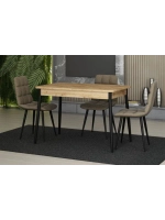 Стол кухонный обеденный раздвижной 68х111х75 см