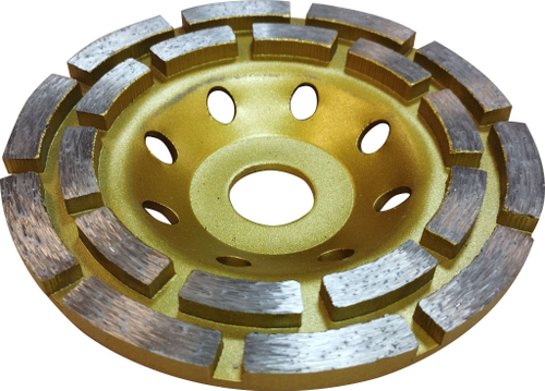 Чашка алмазная 125мм двухрядная SINICA, 125х22,2мм