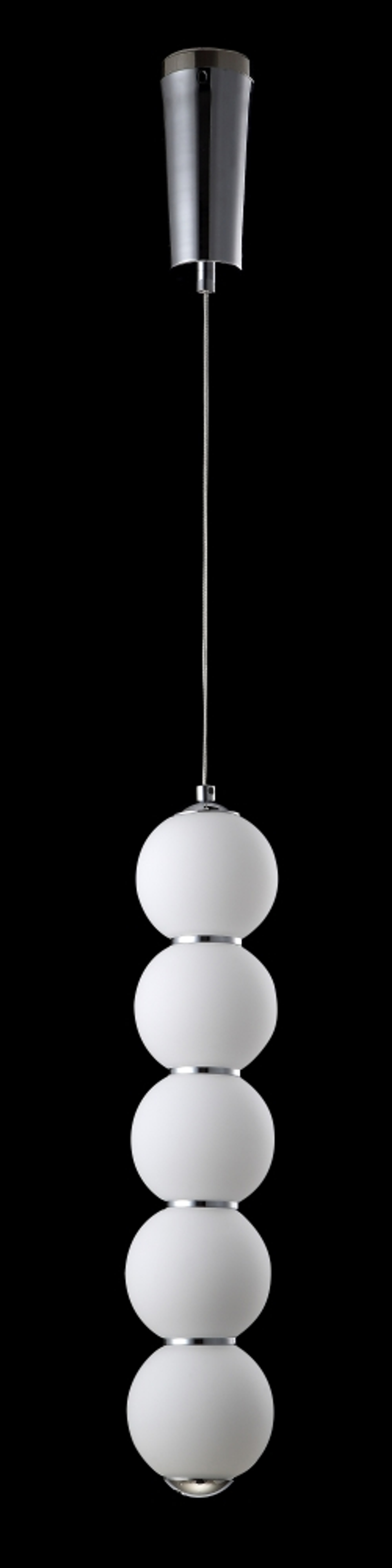 Светильник подвесной Crystal Lux DESI SP5 CHROME/WHITE