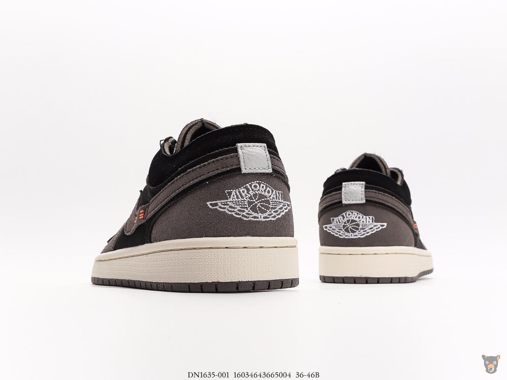 Кроссовки Nike Air Jordan 1 Low Craft "Black Inside Out"