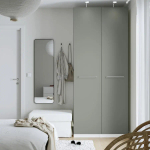 Шкаф - IKEA PAX/REINSVOLL/ПАКС/РЕИНСВОЛЛ ИКЕА, 60х100х236,4 см, белый/темно-серый