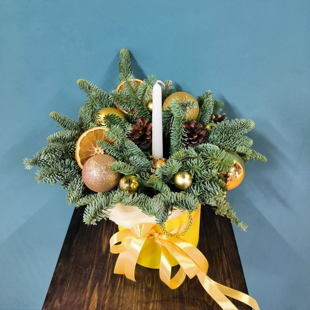 Новогодняя композиция из нобилиса 24