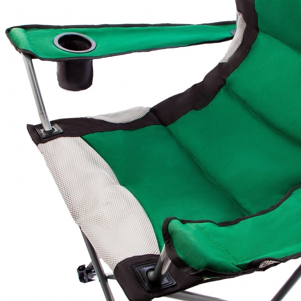 КРЕСЛО СКЛАДНОЕ PALISAD С ПОДЛОКОТНИКАМИ И ПОДСТАКАННИКОМ 60X60X110/92СМ 69592