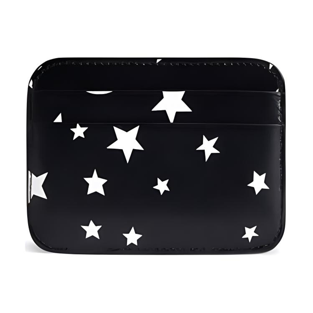 Balenciaga Cow Leather Card Holder Unisex Black