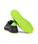 Кожаные кроссовки b-court Balmain - черный(DM1VI349 LBYV)