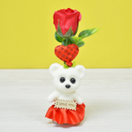 Мыло "Роза с Мишкой" 20,5*6,5см в подарочной упаковке A-178