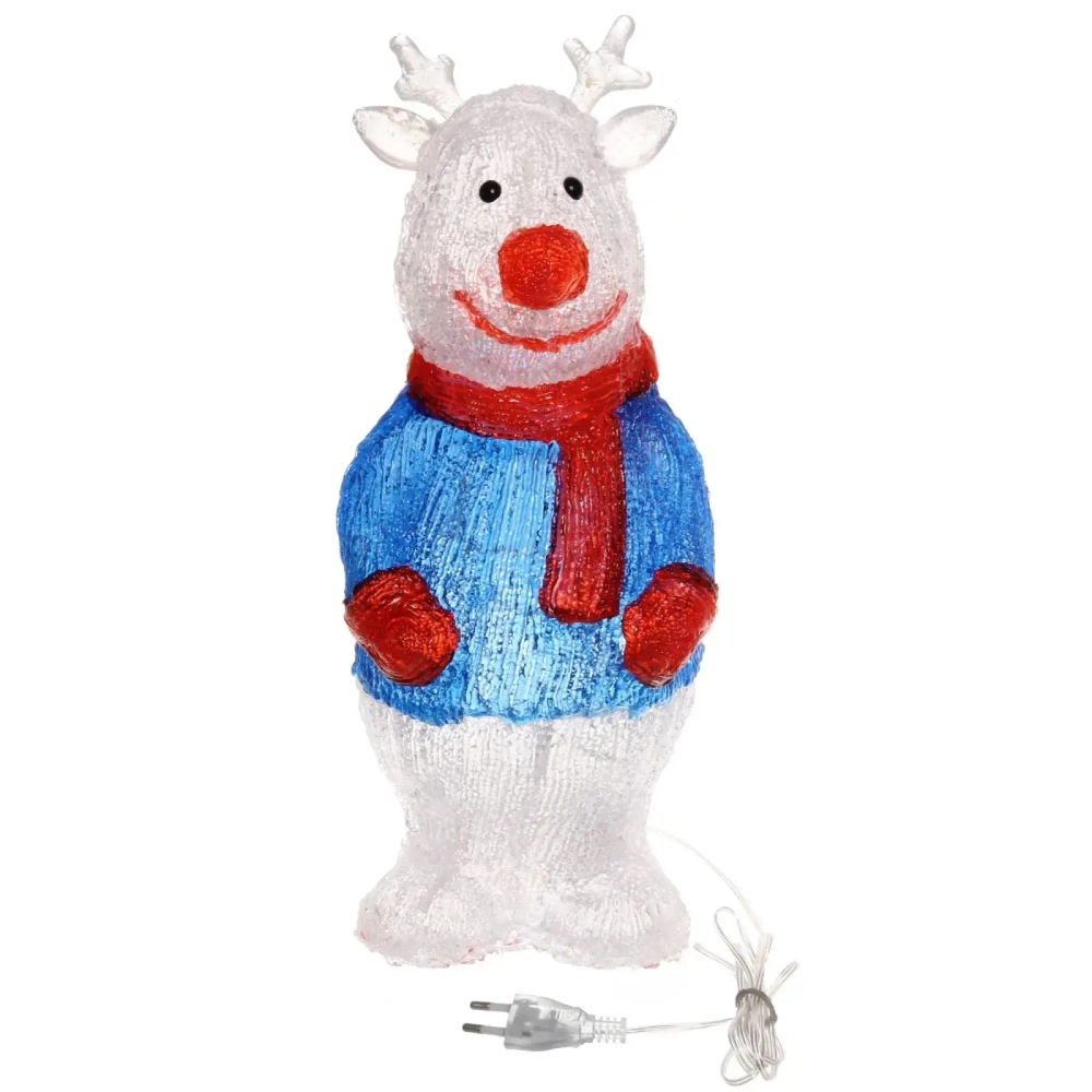 Фигура светодиодная «Сказочный лосенок» 17х13х41 см, 30 ламп LED