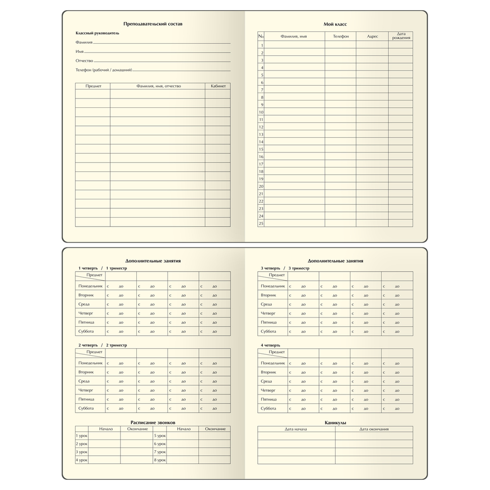 Дневник 1-11 кл. 48л. (ЛАЙТ) "Total gray", иск. кожа, тиснение, цветн. срез, ляссе, BG