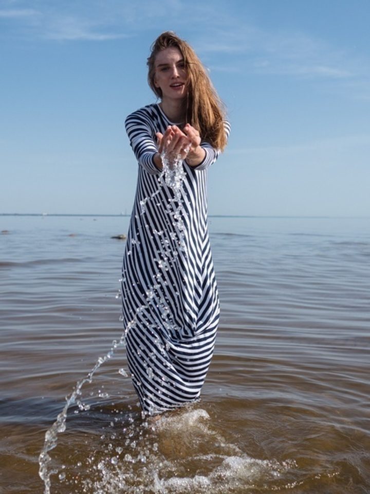 Платье «N.V.» blue-white