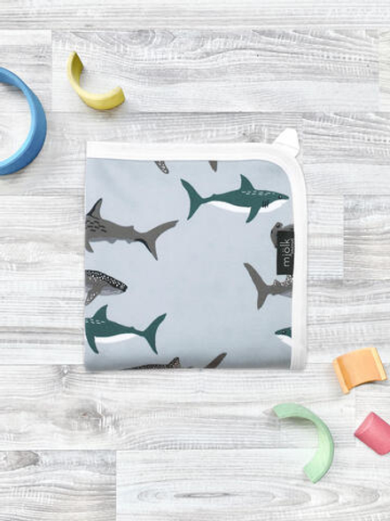 Двусторонний плед Mjölk Акулы