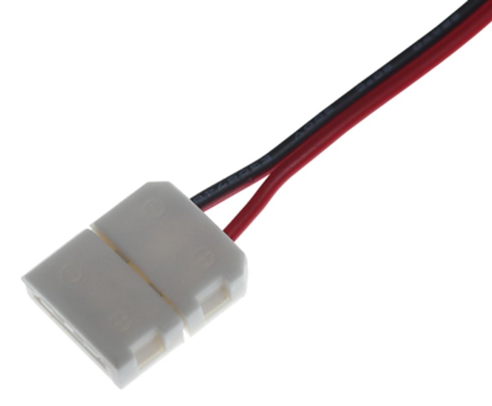 Коннектор соединительный (2 разъема) для одноцветных светодиодных лент шириной 10 мм, длина 15 см LA