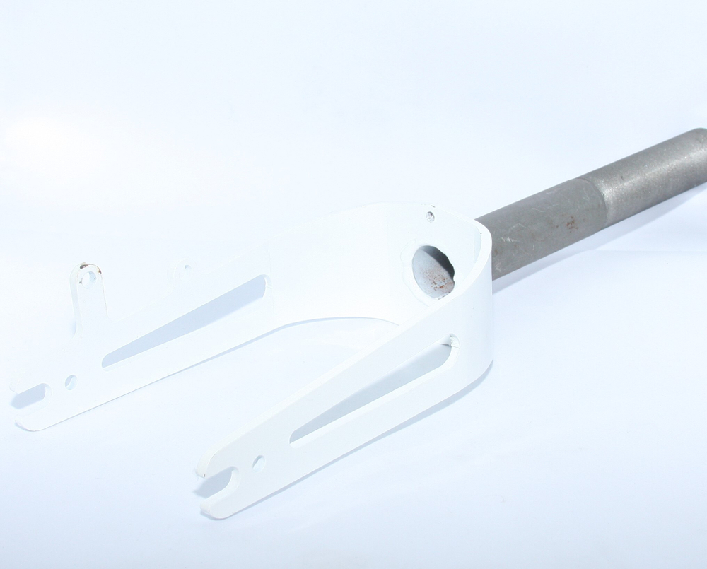 Вилка передняя белая для Kugoo ES3 Jilong