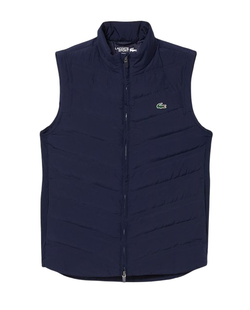 Женская теннисная жилетка Lacoste Sport Quilted Golf Vest - небесный